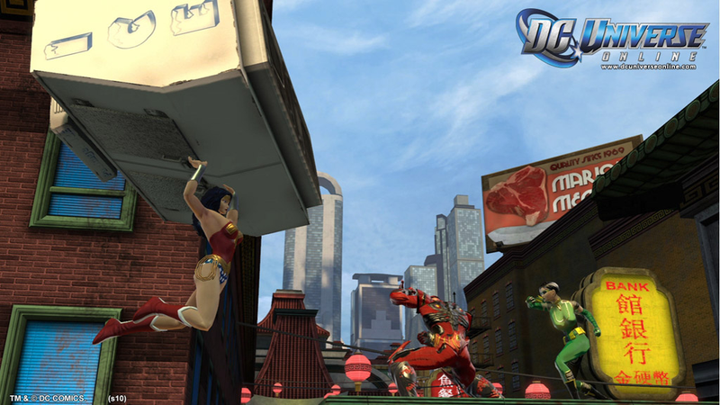 Illustration for article titled Wonder Woman Is Looking Fine In DC Universe Online